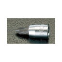 エスコ 1/4”DR/#4 + ビットソケット EA618AS-4