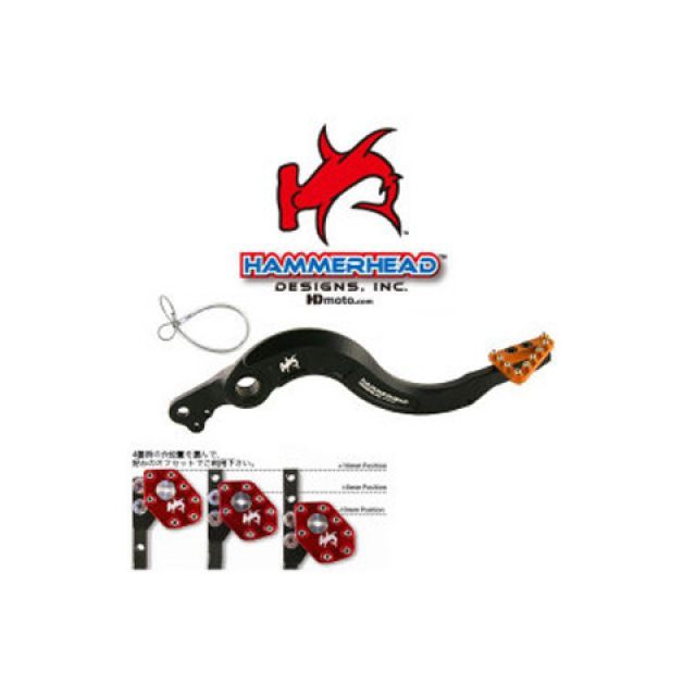 ハンマーヘッド ブレーキペダル ラージアルミティップ 77313050044 KTM用 カラー ブルー 02-0563-20