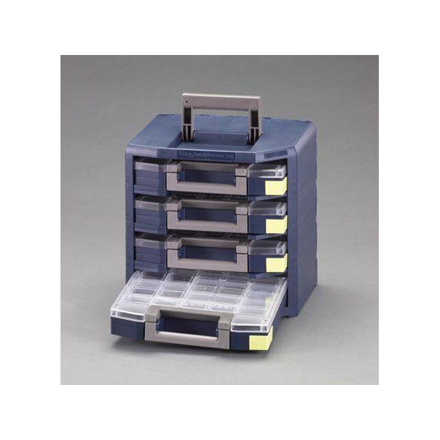 エスコ 347x305x342mm ハンディーボックス（パーツケース4個） EA661AC-113