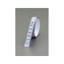 エスコ 13mmx2.0m 粘着付・目盛テープ(逆目盛) EA720YY-12