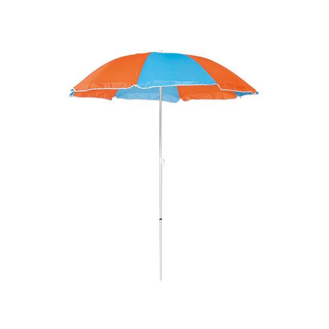 キャプテンスタッグ デューイ パラソル170cm（ライトブルー×オレンジ） M-1590