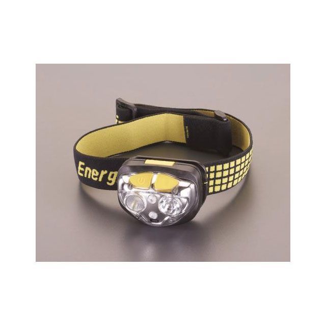 エスコ 単4x3本 ヘッドライト/LED（赤・緑・白） EA758EA-11