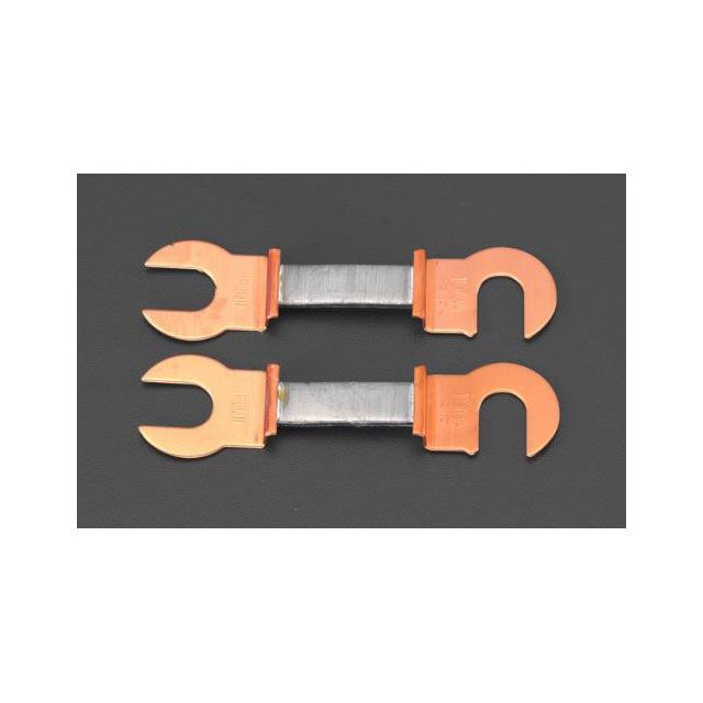 エスコ 15A/45mm 銅つめ付ヒューズ（2本） EA758ZP-3A