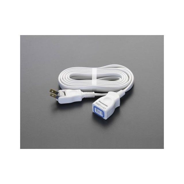 エスコ AC125V/15Ax 5m 延長コード（スイングプラグ） EA815GL-165