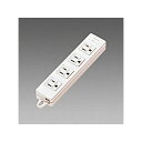 エスコ AC125V/15A タップ(コード無/接地・マグネット付) EA815GL-210