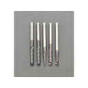 エスコ 5本組 TiAlNコート 超硬バー(3mm軸) EA819XV-3