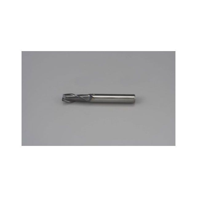 エスコ 1.0x 40mm エンドミル(AlCr coat/超硬・2枚刃) EA824RF-1