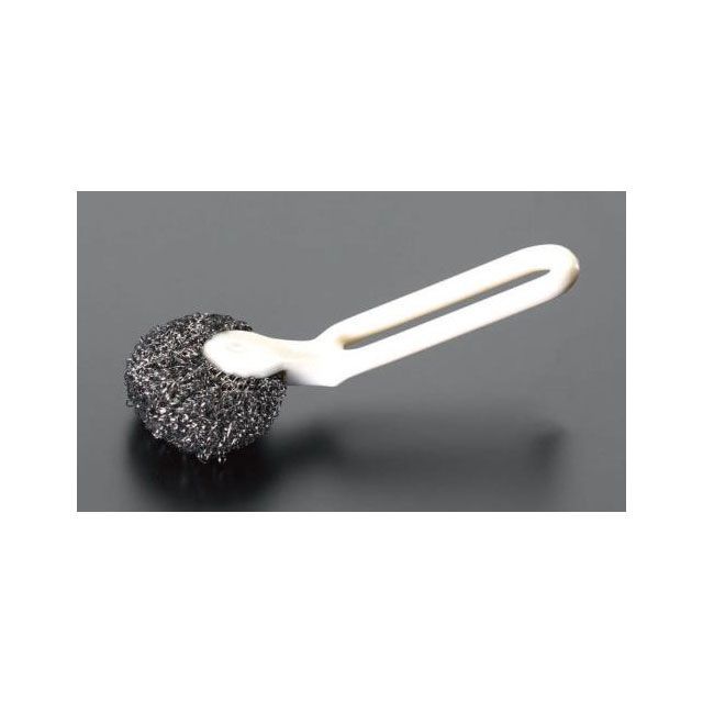 エスコ 60x190mm 柄付たわし（ステンレス製） EA928AG-31