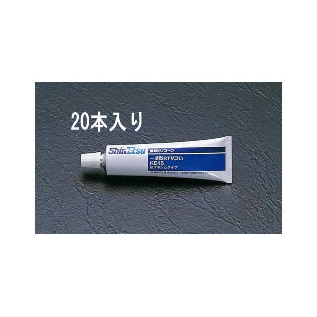 ESCO 100g シリコ－ンシーラント ホワイト/20本 EA930M-1B エスコ 作業場工具 バイク 車 自動車 自転車