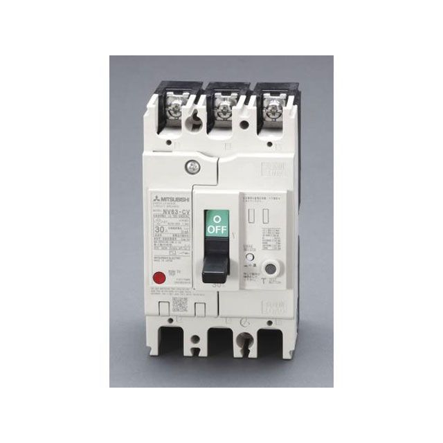 エスコ AC100-440V/30A/3極 漏電遮断器（