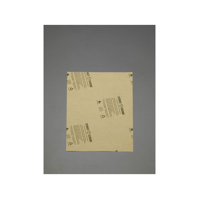 ●メーカー名：エスコ / ESCO●商品名：297x420mm/A3 気化性防錆紙（50枚）●メーカー品番：EA944WP-3●JANコード：4550061223840商品の保証は、メーカー保証書の内容に準じます。備考■ゼラストペーパー■材質…基材：クラフト紙■鉄・非鉄両用■粘着なし■有効期間…3年■クラフト紙に練り込んだゼラストが徐々に昇華し、大気中の水蒸気に溶解して錆を防ぎます。■サイズ（mm）…297×420（A3）■厚み（mm）…約0.07〜0.08（参考）■入数…50枚※掲載画像はイメージです。実際の商品とは色味や仕様が異なる場合がございます。