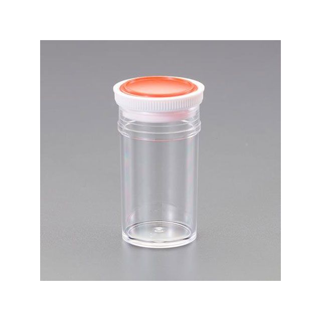 エスコ φ59.5x 109mm/200ml ポリ容器（押込フタ式） EA508AF-16