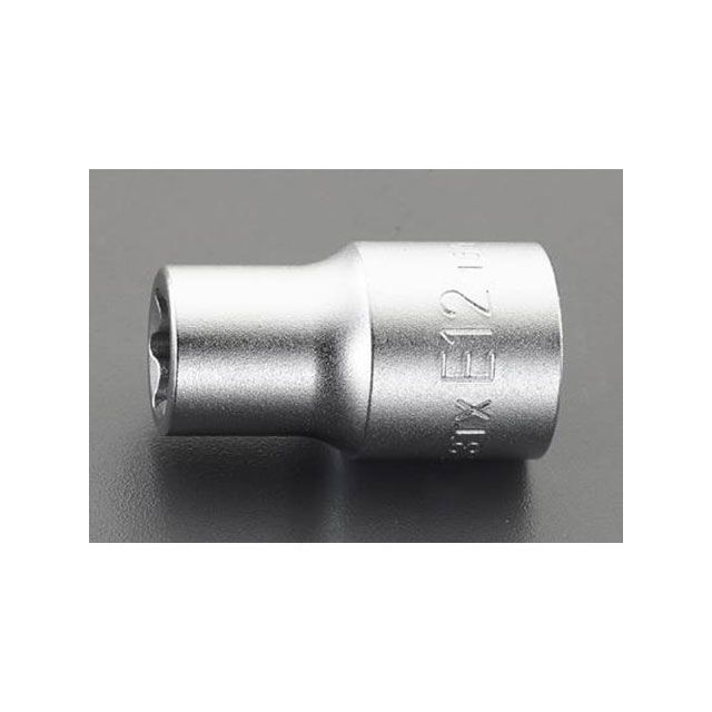 エスコ 3/8”DR/E 6 TORXソケット（E型） EA618JV-206