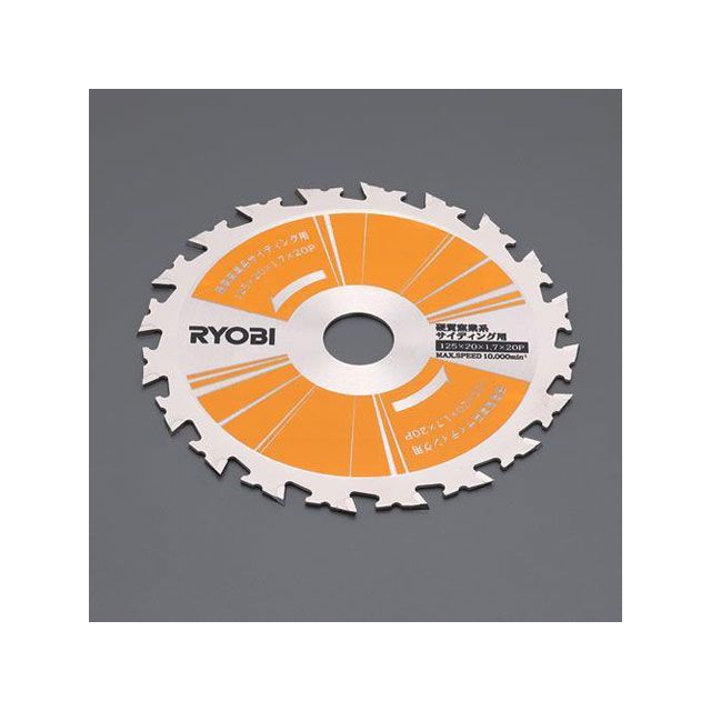 エスコ φ125mm/20T 超硬チップソー（サンディングボード用） EA851CD-39