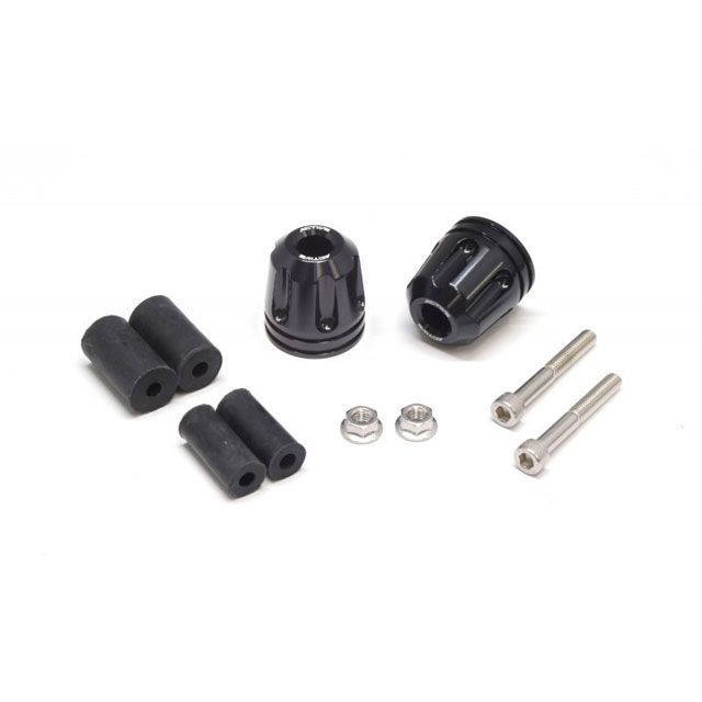 アクティブ アルミバーエンド φ33-L35 リボルバー ブラック 汎用 60800112