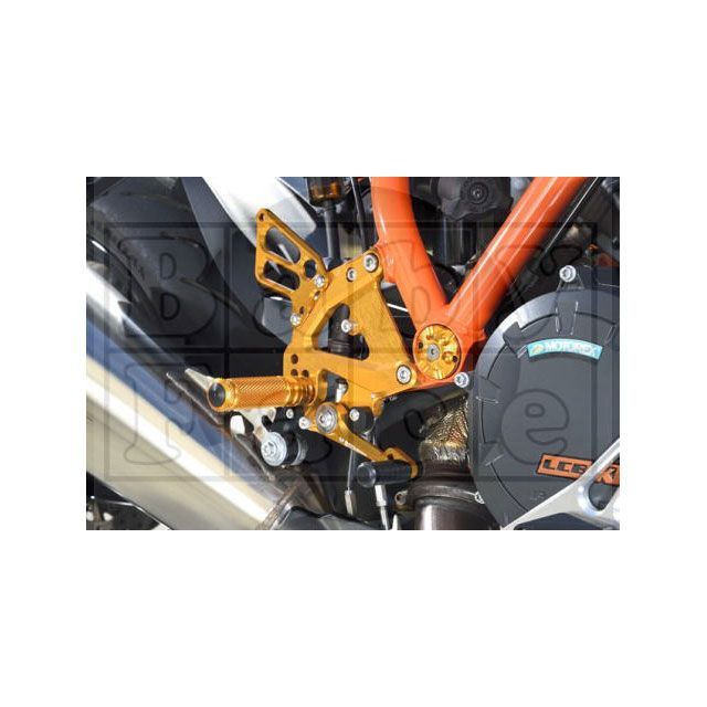 【ポイント最大18倍】BABYFACE 1290スーパーデュークR バックステップ関連パーツ バックステップキット カラー：ブラック ベビーフェイス