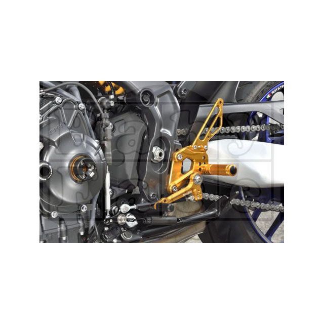 ベビーフェイス バックステップキット MT-09 カラー ゴールド 002-Y027GD