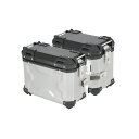 ハードワークス サイドケースSET HXS38 38L SIL 左右 HXS38S