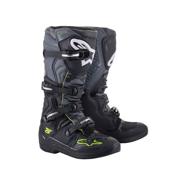 Alpinestars TECH5 ブーツ（ブラック/クールグレー/イエローフロー） サイズ：9（27.5cm） C1061 アルパインスターズ オフロードブーツ バイク