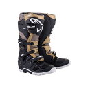 正規品／Alpinestars TECH7 エンデューロ ドライスター ブーツ（ブラック/グレー/ゴールド） サイズ：7（25.5cm） C1142 アルパインスターズ オフロードブーツ バイク