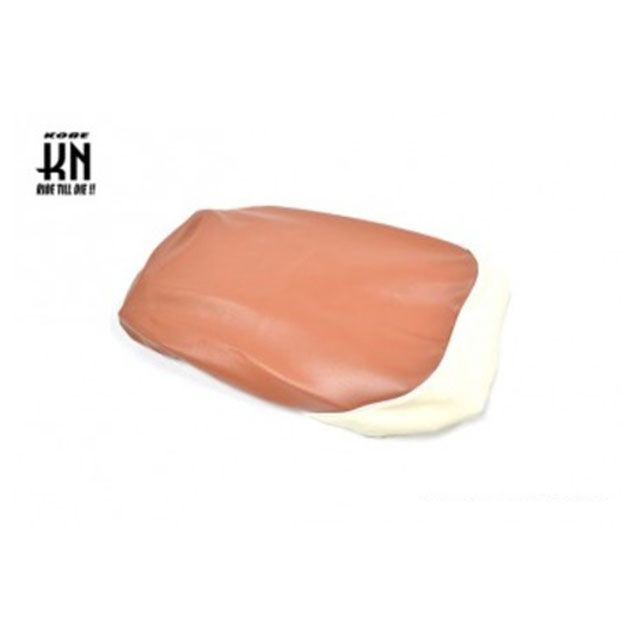 KN企画 2WAY シートカバー 国産高品質（ブラウン/ホワイト） ZOOMER SST-AF58-BRW