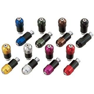 ポッシュフェイス アルミバーエンド 汎用 カラー パープル ・031071-05-10