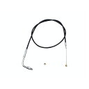 エス&エス S&S用 42in スロットルケーブル ブラック -95yBT/XL ・012842