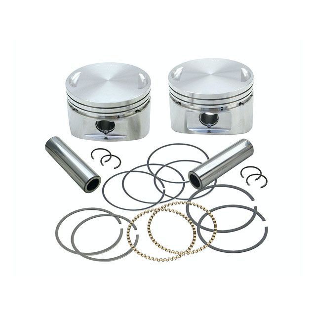 エス＆エス フラットトップ鍛造ピストンセット ＋.010” 84-99yBT ・022538