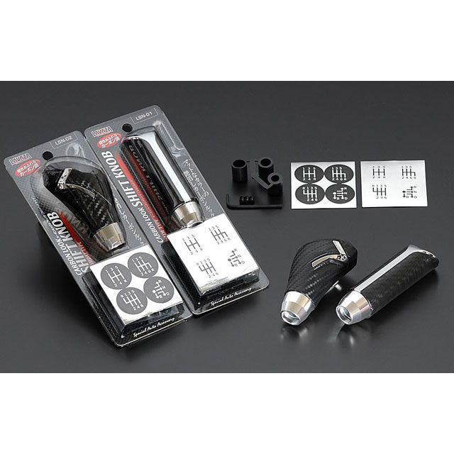 LAVAZA カーボンルックシフトノブ スリムタイプ LSN-01