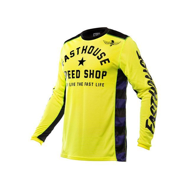 ファストハウス エアークールドジャージ（ハイビズ/ブラック） サイズ M D1364(2)