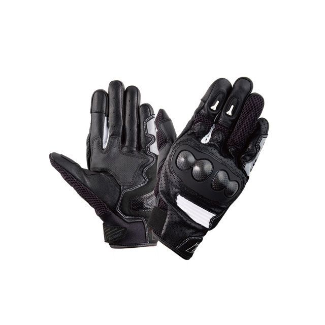 アイディール 2022春夏モデル バイク用 プロテクション メッシュグローブ ID-017 ソニック（SONIC） ホワイト ホワイト L ID017/WH/L