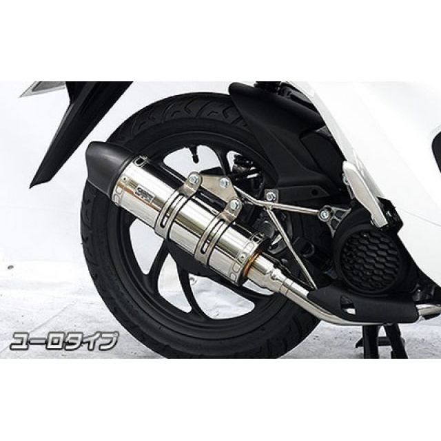 ウイルズウィン ディオ110（2BJ-JK03）用 ロイヤルマフラー ユーロタイプ ディオ110