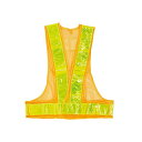 シーズクラブ 0300-91-XL 反射安全ベスト 黄x黄 XL #0300-91-XL