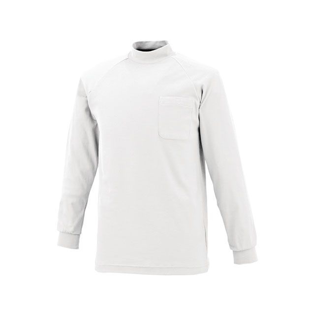 シーズクラブ 1213-18 長袖ハイネックシャツ（シロ） サイズ LL ＃1213-18-LL