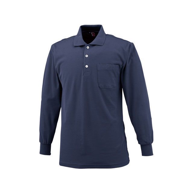 シーズクラブ 1330-02 長袖ポロシャツ（コン） サイズ 5L ＃1330-02-5L