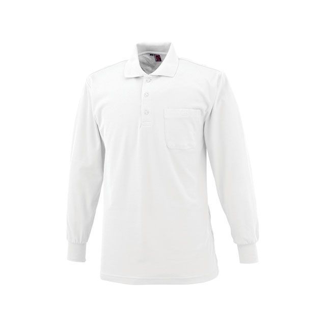 Racing Suits - シーズクラブ 1330-18 長袖ポロシャツ（シロ） サイズ 4L ＃1330-18-4L