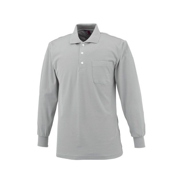 Racing Suits - シーズクラブ 1330-26 長袖ポロシャツ（銀） サイズ 3L ＃1330-26-3L