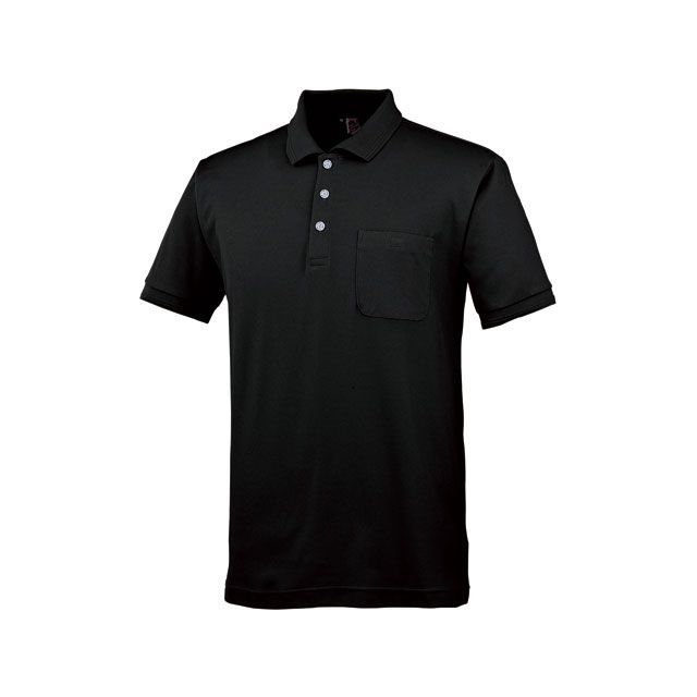 シーズクラブ 1334-19 半袖ポロシャツ（クロ） サイズ 5L ＃1334-19-5L