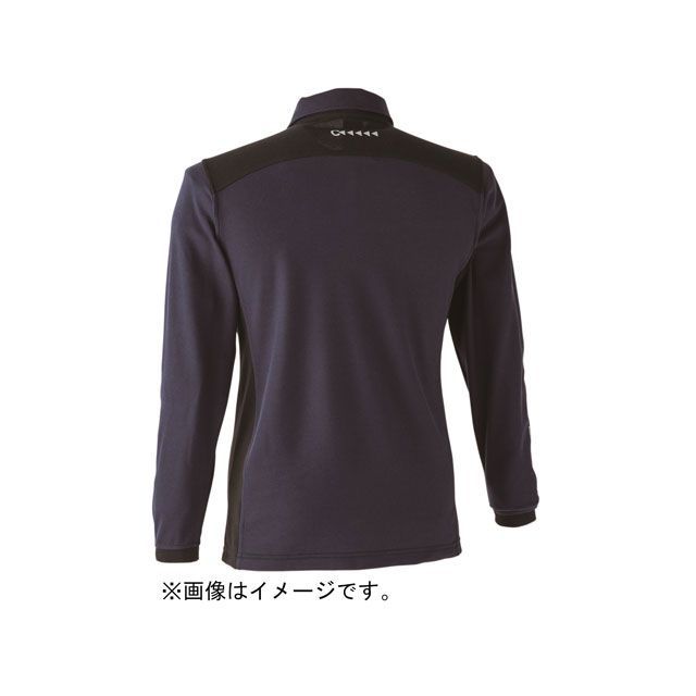 シーズクラブ 1710-19 リフレクション長袖ポロ（クロ） サイズ LL ＃1710-19-LL