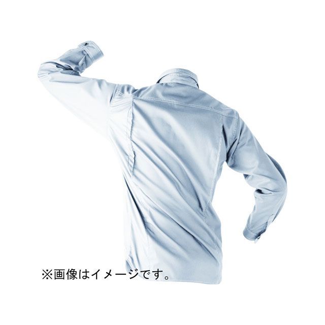 シーズクラブ 2901-818 ドビー長袖シャツ（アッシュ 灰） サイズ S ＃2901-818-S