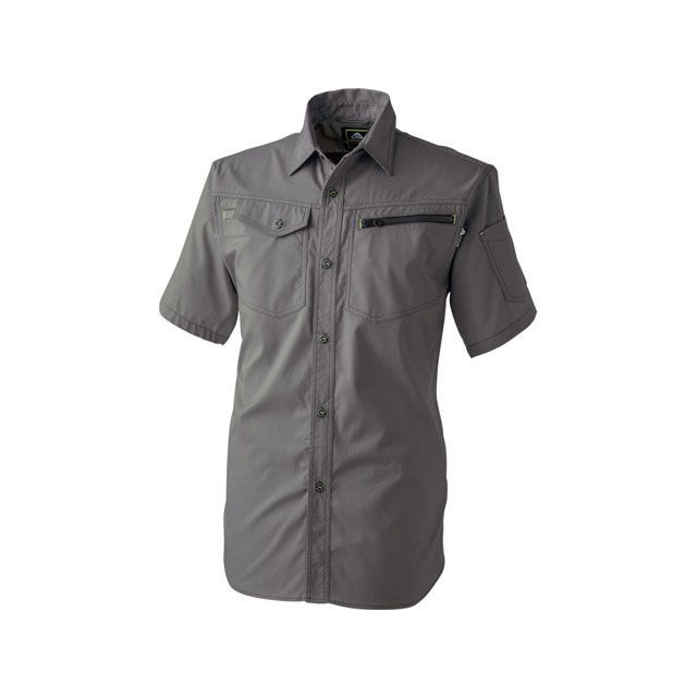 Racing Suits - シーズクラブ 2904-816 ドビー半袖シャツ（オリーブ） サイズ 4L ＃2904-816-4L