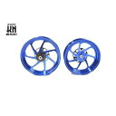 モトオブスポーツ MOS 鍛造アルミホイール前後セット(マットブルー) XMAX250 XMAX300 Y-B74-FG-07-05-KN