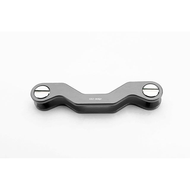 GILD design（mobile item） ジュラルミン削り出しキーオーガナイザー S curve（グレー） 49338