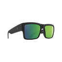 正規品／SPY CYRUS SOFT MATTE BLACK - HAPPY BRONZE POLAR WITH GREEN SPECTRA MIRROR スパイ サングラス バイク