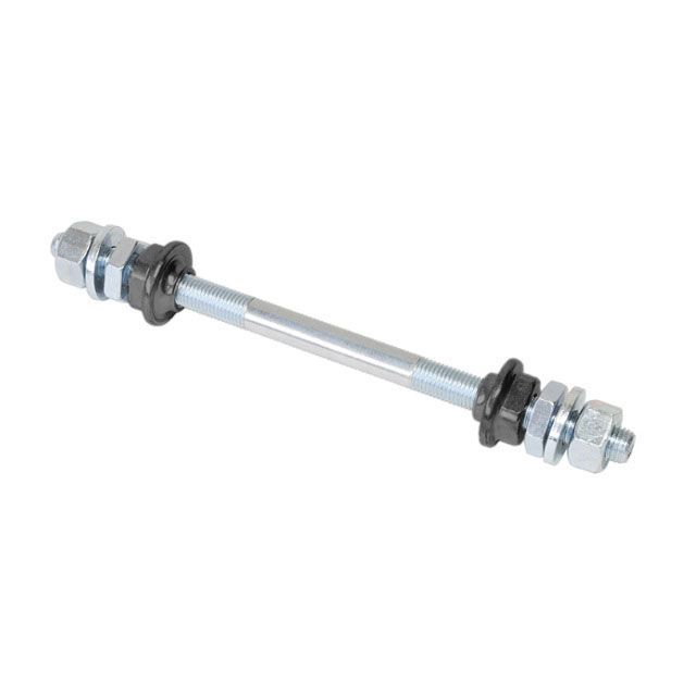 中野（自転車） 前芯棒一式 軸長145mm（シルバー）