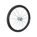 オオシマ(自転車) 26×2 1/2 ノーパンクタイヤ付リムセット 組付(ブラック)
