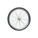 オオシマ(自転車) 20×2.125 ノーパンクタイヤ付リムセット 組付