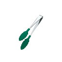 田辺金具 抗菌耐熱カラートング(中)(グリーン)250mm