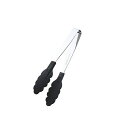 田辺金具 抗菌耐熱カラートング(ミニ)(ブラック)180mm