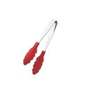 田辺金具 抗菌耐熱カラートング(ミニ)(レッド)180mm